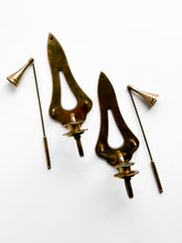 Load image into Gallery viewer, Mid Century Sconce + Snuffer - NINE 
