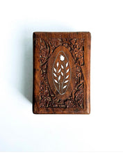 Load image into Gallery viewer, Carved Wood Trinket Box
