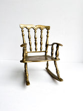 Load image into Gallery viewer, Solid Brass Rocking Chair
