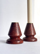 Load image into Gallery viewer, Hand Turned Candlestick Holders
