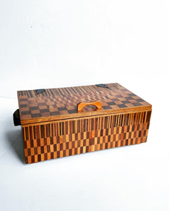 Wood Cubist Box