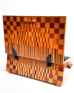 Wood Cubist Box