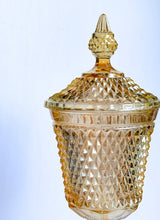 Load image into Gallery viewer, Marigold Diamond Point Apothecary Jar
