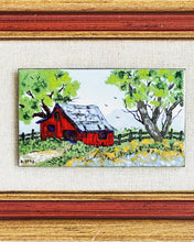 Load image into Gallery viewer, Red Barn Enamel Art
