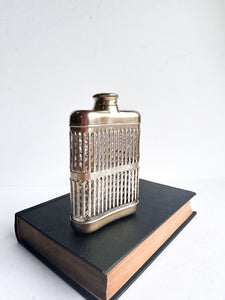 1920’s Chrome Caged Flask