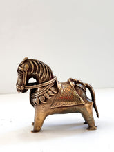 Load image into Gallery viewer, Brass Dhokra Horse - NINE 
