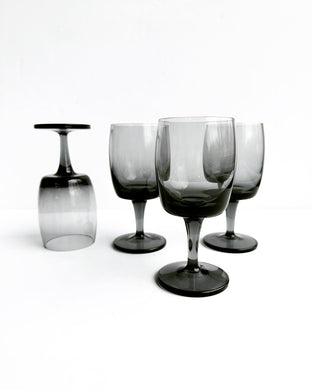 Smokey Black Wine Glass Set - NINE 
