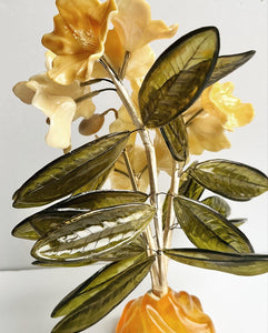 Lucite Magnolia Sculpture - NINE 