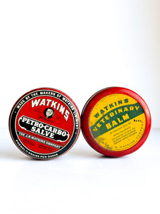 Vintage Watkins Salve Tin - NINE 